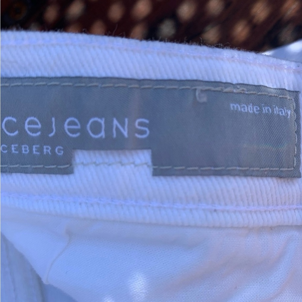Iceberg White Wide Leg Jeans - Picture 5 of 7